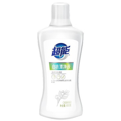 超能白衣漂净液去黄增白茉莉香600g【qyg】