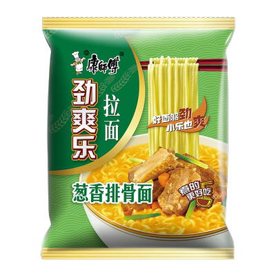 康师傅劲爽方便面 81g*5袋 香辣牛肉味/葱香排骨味/红烧牛肉味 S