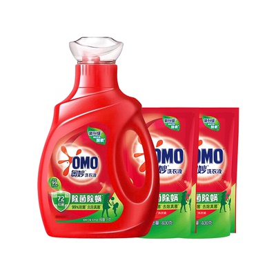 奥妙除菌洗衣液1kg+同款400g*2袋