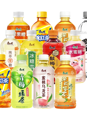 康师傅茶饮料330ml*6瓶冰红茶茉莉蜜茶多口味-MS