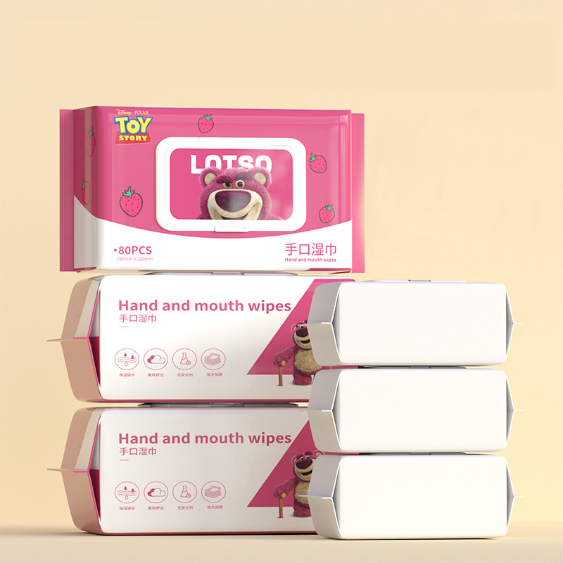 【U先使用】迪士尼玩具总动员系列手口湿巾80片