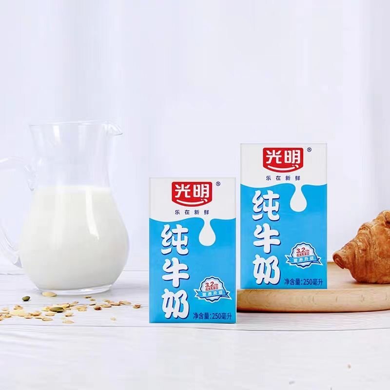 10月产 光明纯牛奶250ml*20*3【kl】