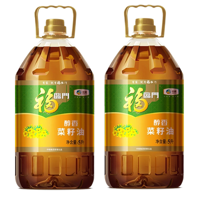 福临门醇香菜籽油5L*2桶