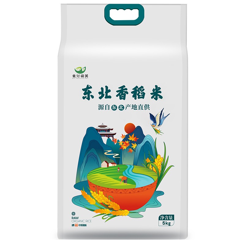 中国大陆东北香稻米5kg*1袋