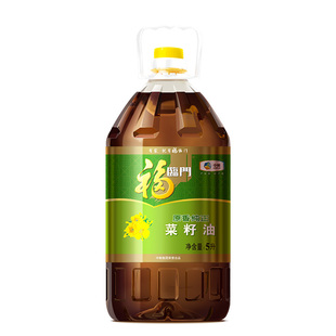 福临门菜籽油5升原香纯正转基因菜籽油5L旗舰店正品食用油福临门
