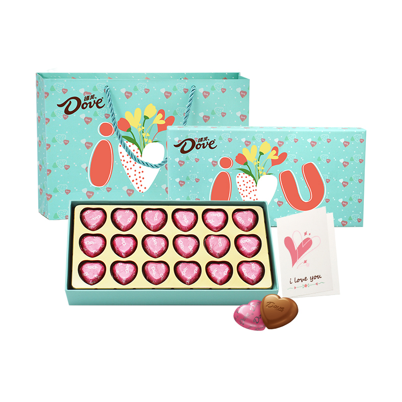 德芙心语牛奶巧克力18粒95.4g