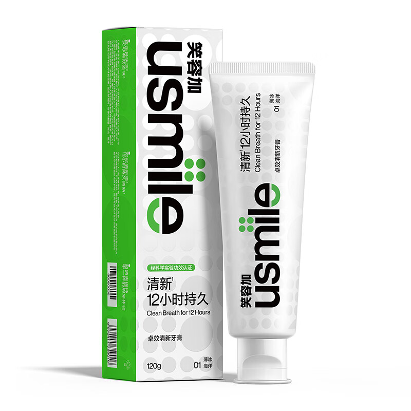 笑容加卓效清新牙膏120g