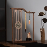 Экранная ручка, подвесная кисть, держатель для ручек, волосатый орех, держатель для ручек, твердая древесина, латунь, простой творческий современный кабинет, четыре сокровища, новый китайский стиль, студенческие украшения, подарочная коробка, украшение для подарка