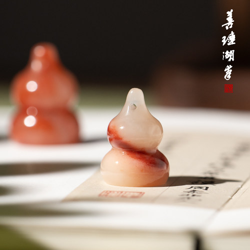 善琏湖笔福禄小葫芦印章手工篆刻
