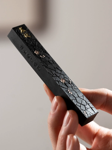 Шанлиан озеро Пен Хан Нин Сонгси чернила полоски и чернила блокировки искусства и ремесла Мастер Сян Дешенг ручной работы высококачественных чернил чернила чернила каллиграфия и шлифование чернил.