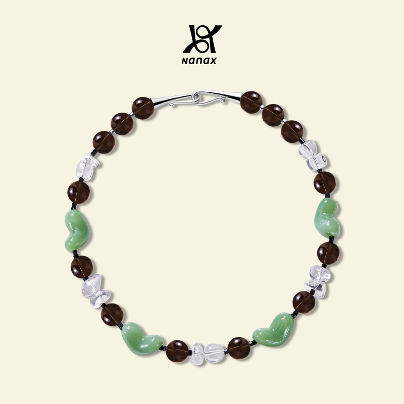 NanaX焦糖爱心项链铜镀金