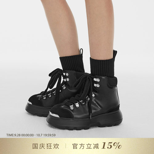 DYMONLATRY户外针织靴筒马丁靴