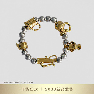 DYMONLATRY 26SS新款中古餐具串珠手链女配饰饰品女