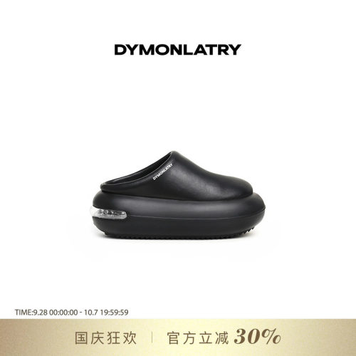 DYMONLATRY圆头外穿拖鞋