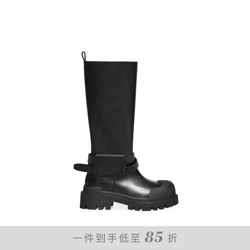 DYMONLATRY可拆卸包带直筒靴