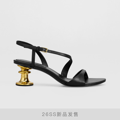 DYMONLATRY烛台高跟条带凉鞋