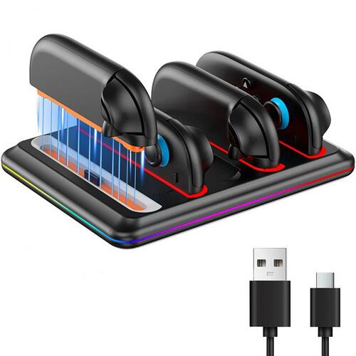 Switch2四手柄卧式充电底