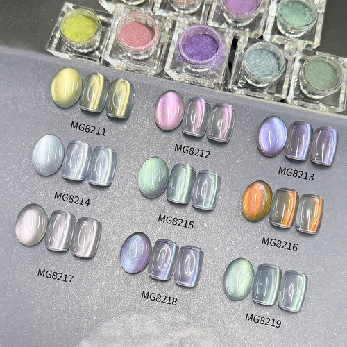 铂梵芭乐腮红猫眼粉美甲甲油胶用