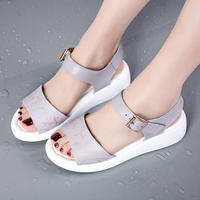10 Girls' Sandals for Summer 2025, new style, children's leather fashion, Princess, Middle School students, summer style, girls' casual thumbnail 7