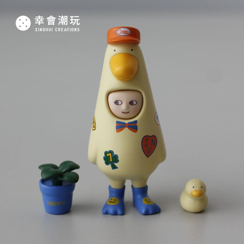 幸会CBB剧场系列微笑鸭吊卡摆件