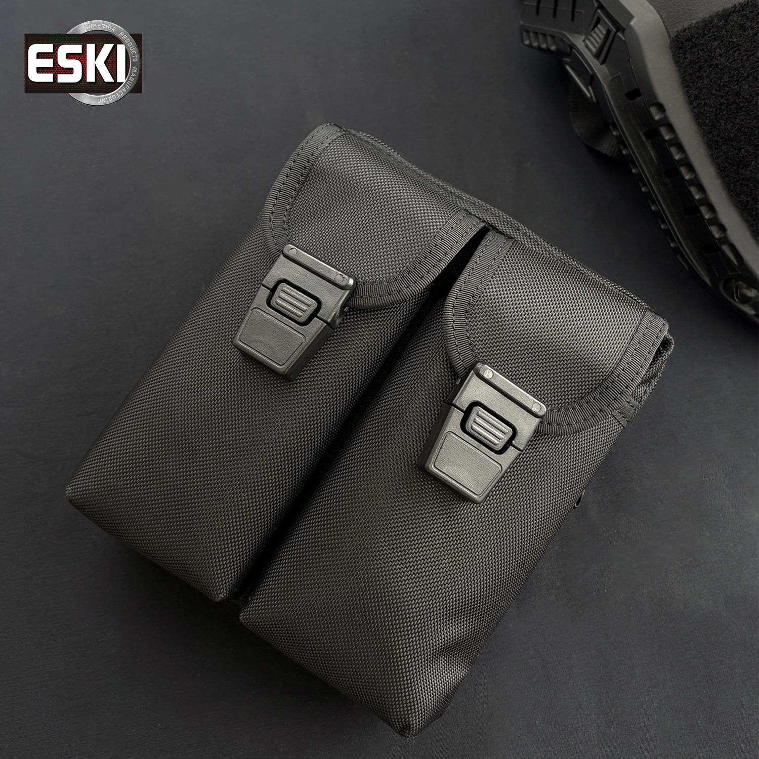 ESKI爱斯港款经典多功能执勤腰包收纳袋勤务包八件套配件
