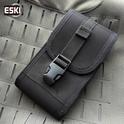 ESKI爱斯战术勤务多功能户外双层穿皮带腰带手机包收纳便携证件包