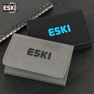 ESKI爱斯随身登机证件小包出国旅行家庭旅游零钱卡包