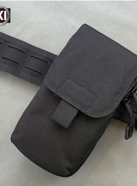 ESKI爱斯战术多功能腰包户外运动登山跑步拉链式双层手机包