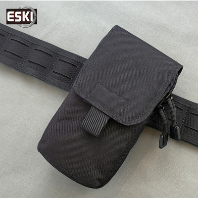 ESKI爱斯战术多功能腰包户外运动登山跑步拉链式双层手机包