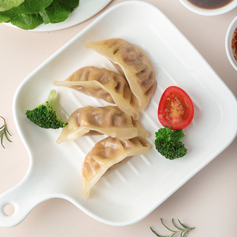 蒸饺煎饺锅贴荠菜水饺速冻香菇鲜肉玉米饺子日式煎饺早餐速食