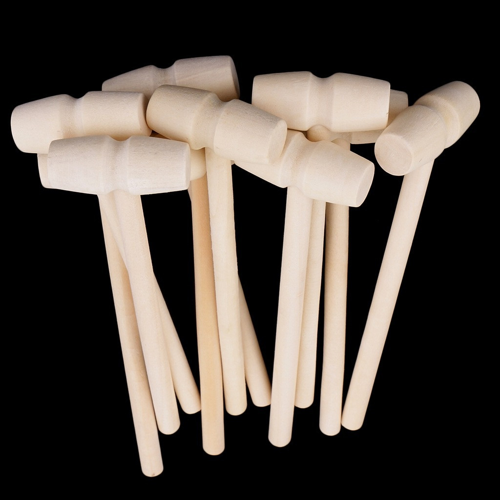 实木迷你小锤子敲星球蛋糕