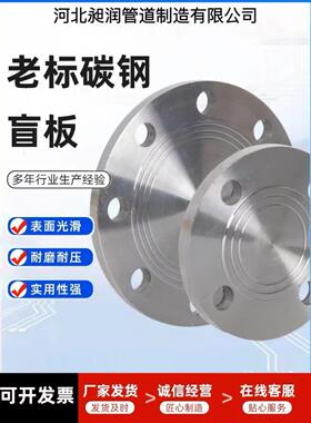 不锈钢304盲板法兰PN10不锈钢法兰盖板DN25 50 65 80 100 150