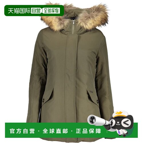 自营Woolrich Cotton Women Women's Jacket - green 美国奥莱直