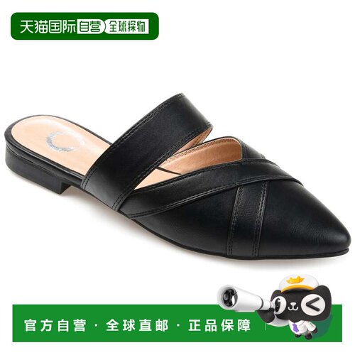自营Journee Collection 女士 Tru 舒适泡沫 Stasi 穆勒鞋 - 黑色