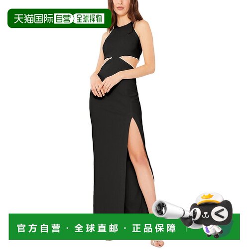 自营LIKELY Decker Gown - Black 美国奥莱直发性感连衣裙长裙