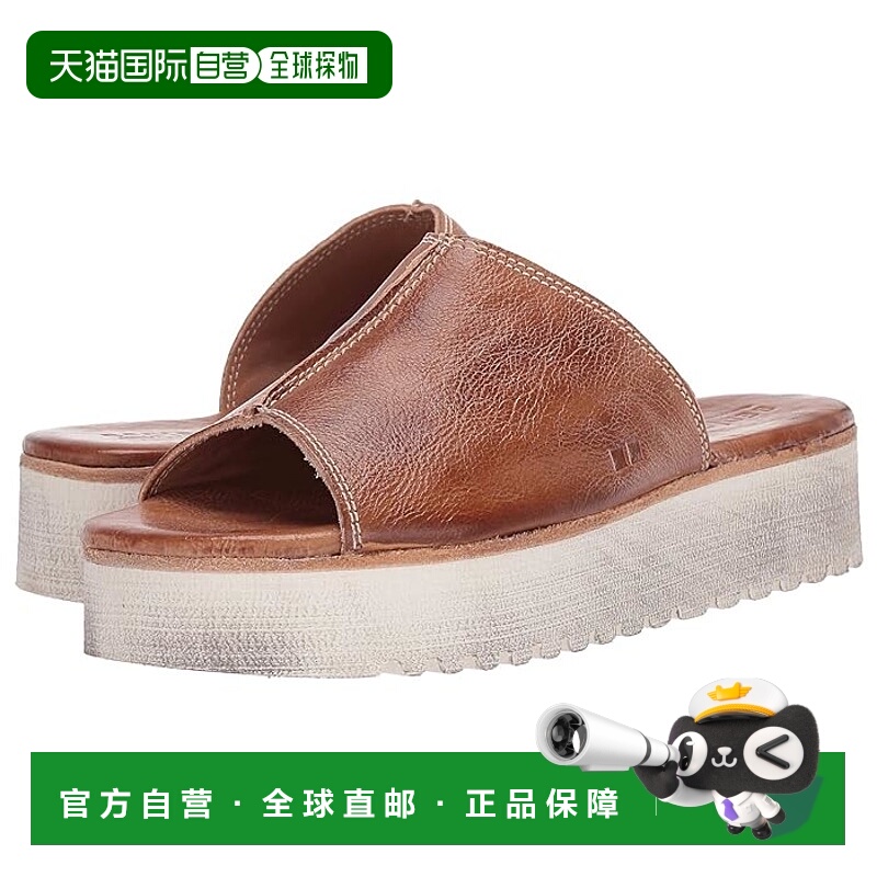 1h可退 香港直邮潮奢 bed stu 女士 Fairlee II 凉拖 brown棕色