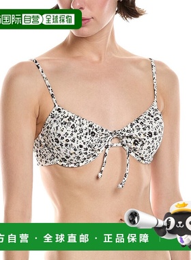 自营 Volcom Ditsy Daze内衣比基尼上衣-白色 美国奥莱直发性感