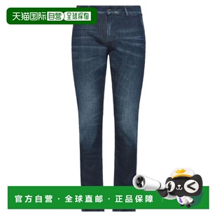 男装 GUESS靴型牛仔裤 深色水洗弹力牛仔布中 美国直邮 1h可退