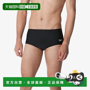 自营Speedo Solid Swim Brief Men's Black Stretch 5