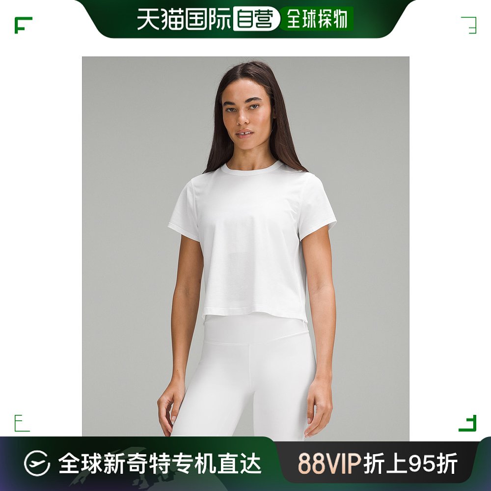 香港直邮潮奢 Lululemon女士 Classic-Fit棉質混紡 T恤 LW3GHV
