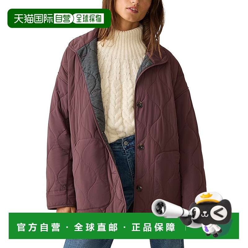 自营Faherty Horizon系列绗缝夹克-棕色 美国奥莱直发