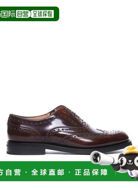 自营Church's Calfskin Oxfords And Women's Derbies - brown 美