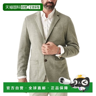 自营Faherty Inlet Knit Blazer - green 美国奥莱直发