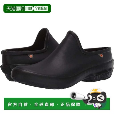 自营Women's Bogs Patch 72540-001 Clogs Black Slip-On Waterpr