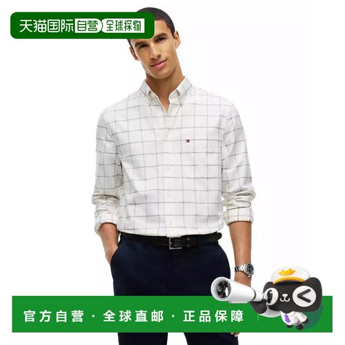 1h可退 【美国直邮】tommy hilfiger 男士 衬衫长袖