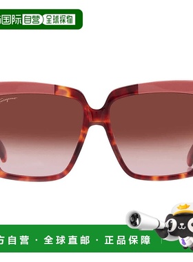 自营salvatore ferragamoFerragamo Brown Gradient Square Ladie
