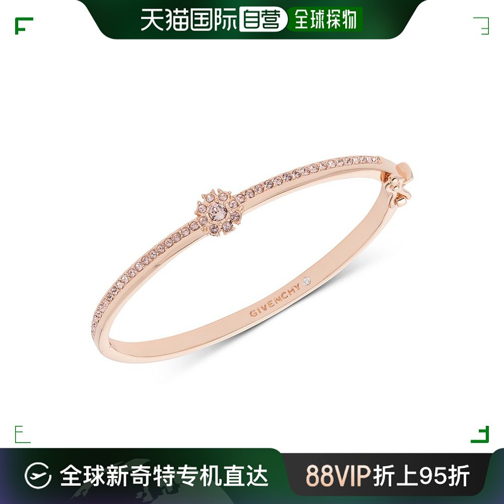 【美国直邮】givenchy 通用 手镯水晶玫瑰金银色金色
