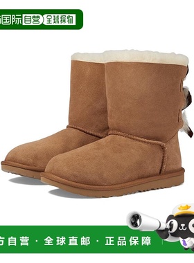 1h可退 【美国直邮】UGG Kids|Bailey Bow II 小童/大童丝带蝴蝶
