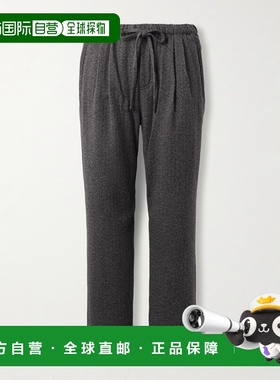 1h可退 香港直邮潮奢 Massimo Alba 男士 Key West 直筒人字纹羊