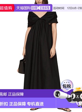 自营Adam Lippes Sibyl Dress - black 美国奥莱直发连衣裙长裙